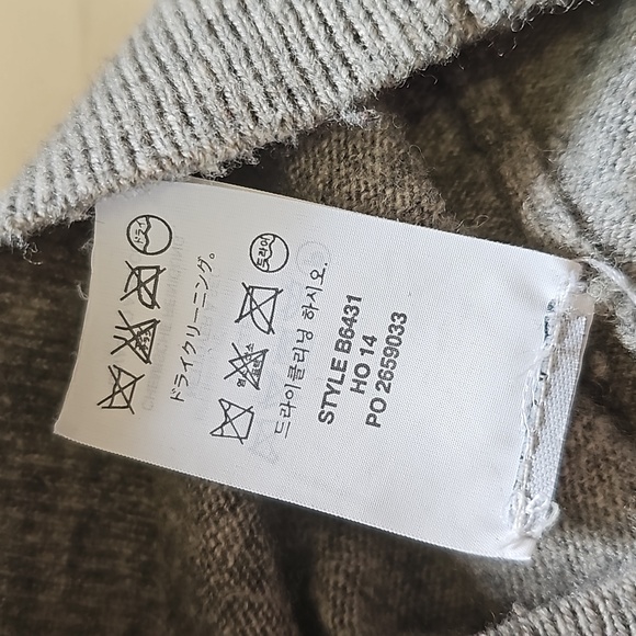 JCrew Dolman Rib trim Sweater in Heather Grey - Picture 3 of 3